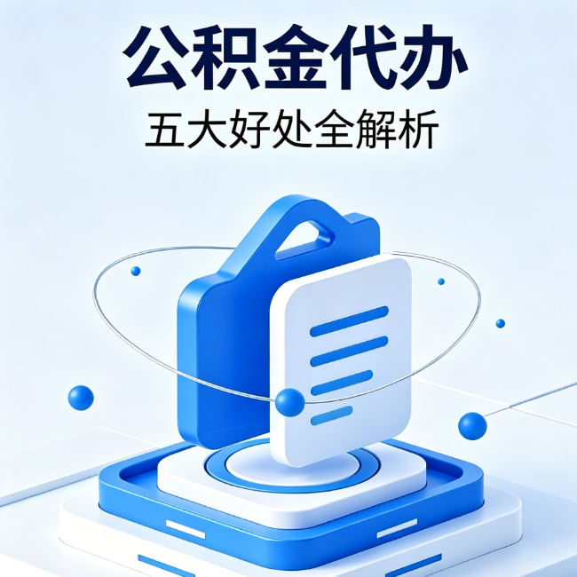 安庆公积金代办到底值不值？这5大好处让你少走弯路